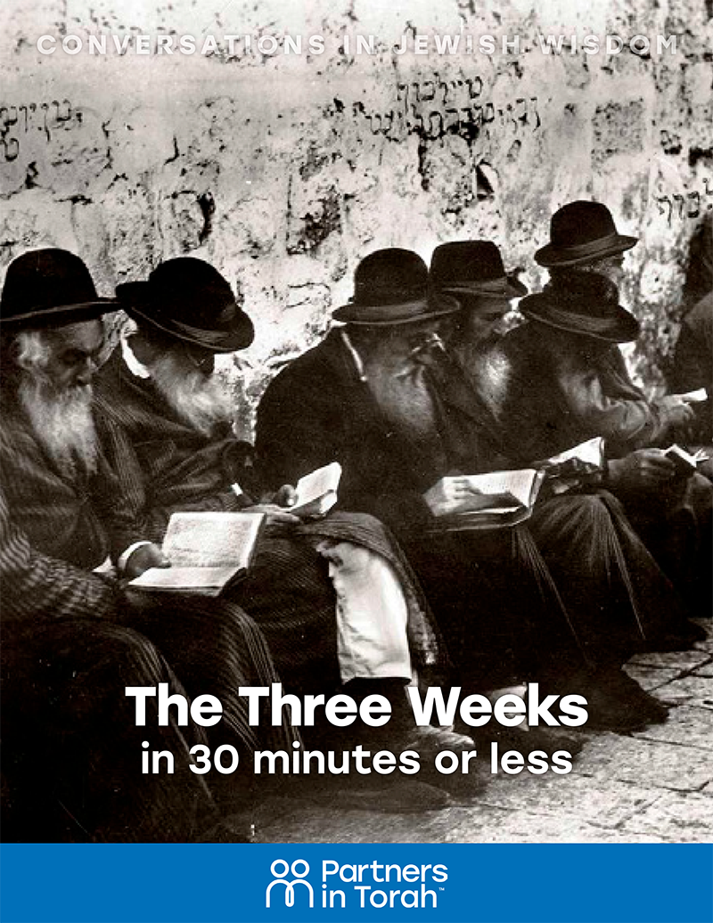Jewish Wisdom Series: The 3 Weeks in 30 Minutes